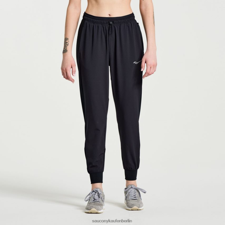 Saucony Boston gewebte Hose Frauen Schwarz P4B2Z0829