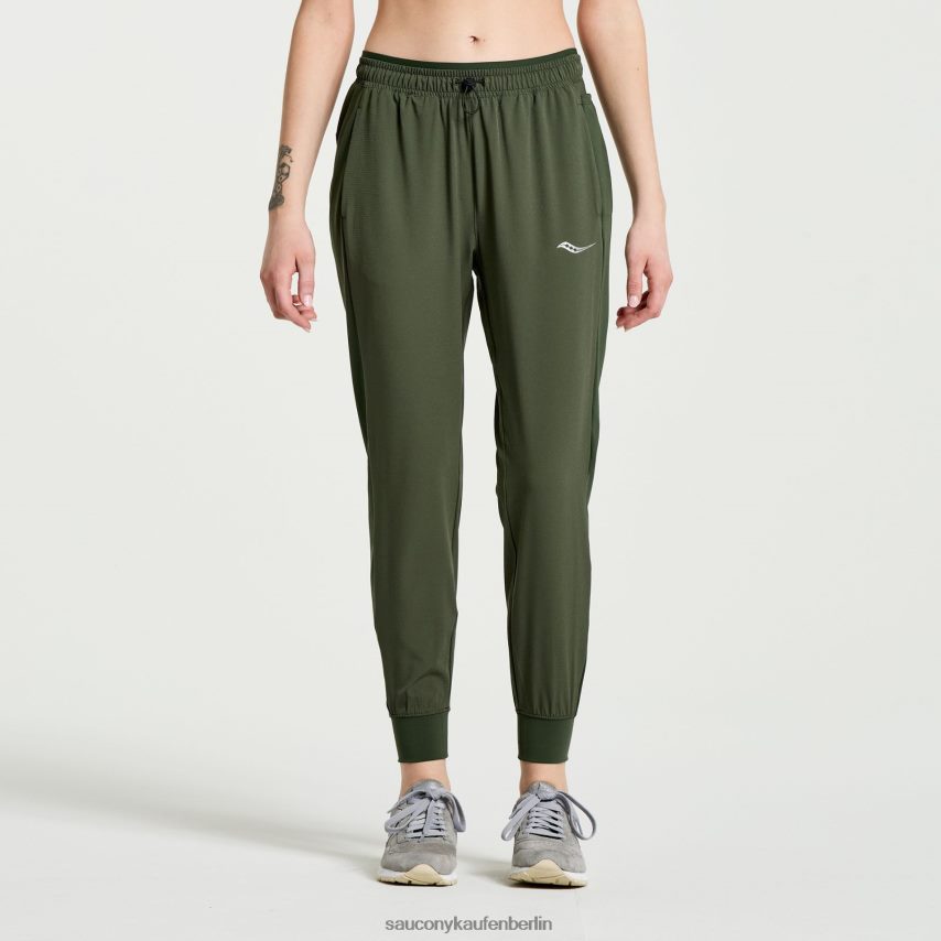 Saucony Boston gewebte Hose Frauen kletternder Efeu P4B2Z0830