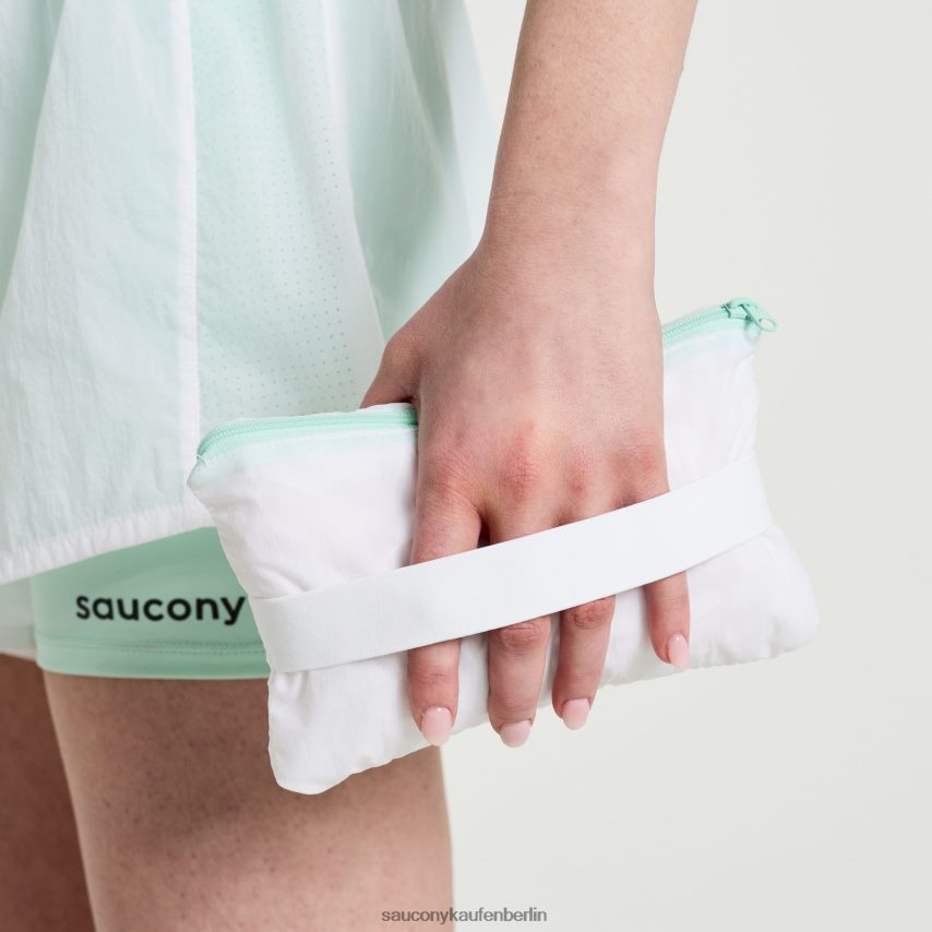 Saucony Elevate Packaway-Jacke Frauen Weiß P4B2Z0714