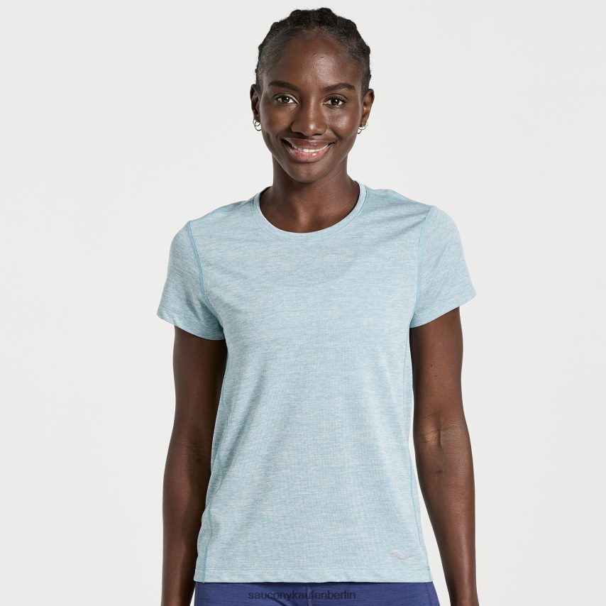 Saucony Stoppuhr Kurzarm Frauen Regenheide P4B2Z0733