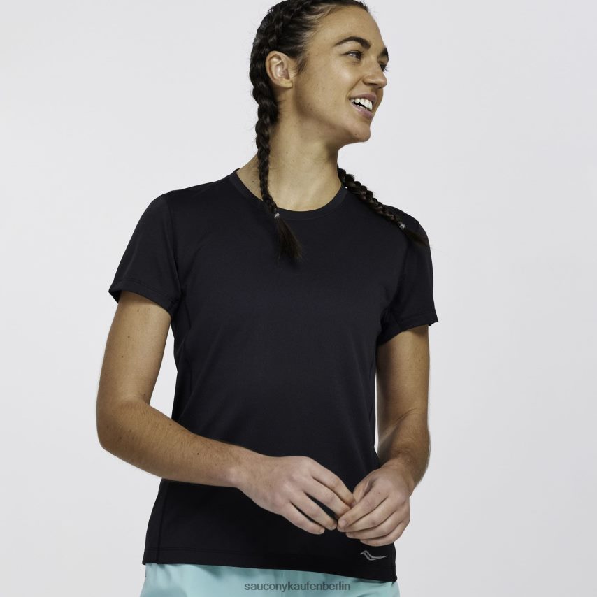 Saucony Stoppuhr Kurzarm Frauen Schwarz P4B2Z0729