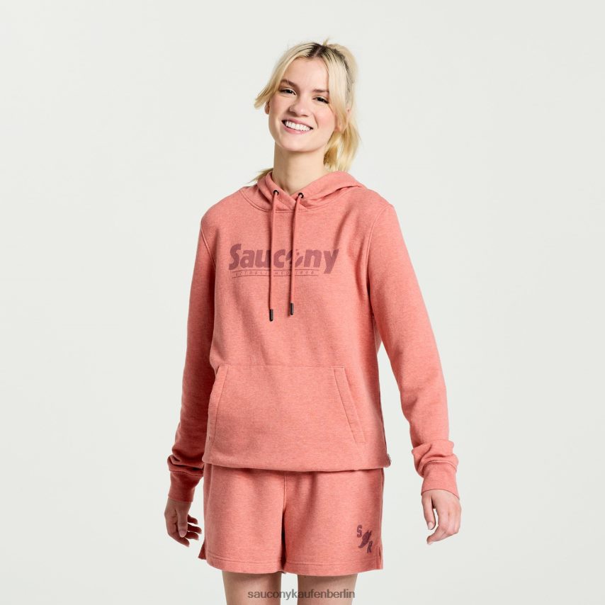 Saucony ausgeruhter Kapuzenpullover Frauen Rußheide-Grafik P4B2Z0793