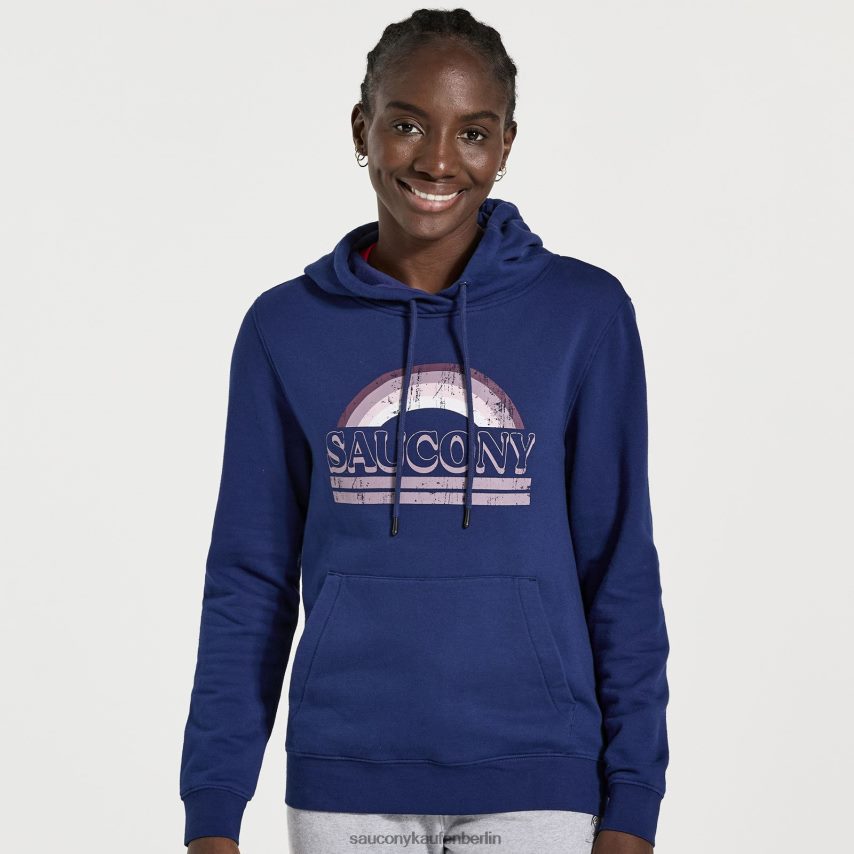 Saucony ausgeruhter Kapuzenpullover Frauen Sodalith P4B2Z0799