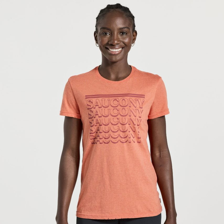 Saucony ausgeruhtes T-Shirt Frauen Glutheide P4B2Z0786