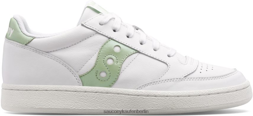 Saucony Jazz-Court-Metallic Frauen weiß/hellgrün P4B2Z0662