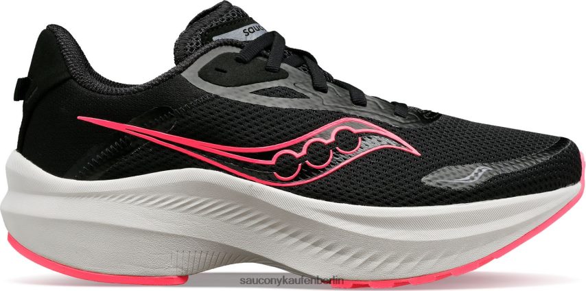 Saucony Axon 3 Frauen Schwarz/Vizipink P4B2Z0609