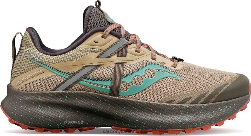 Saucony Fahrt 15 tr Frauen Wüste/Zweig P4B2Z0547
