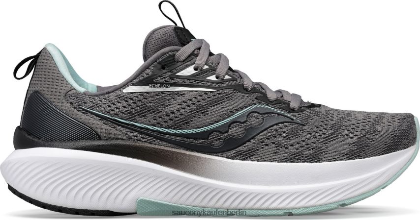 Saucony Staffel 9 Frauen Holzkohle/Eis P4B2Z0625