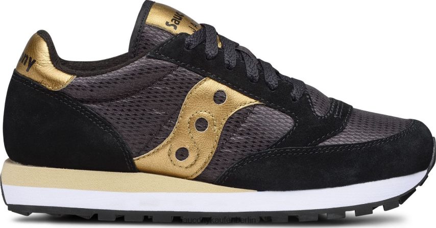 Saucony Jazz-Original Frauen schwarzes Gold P4B2Z0692