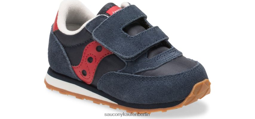 Saucony Baby-Jazz-Sneaker mit Klettverschluss Kinder marine/rot P4B2Z0985