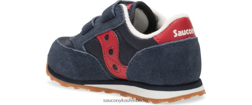 Saucony Baby-Jazz-Sneaker mit Klettverschluss Kinder marine/rot P4B2Z0985