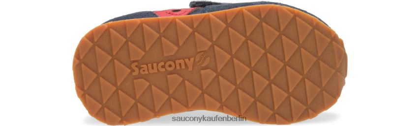 Saucony Baby-Jazz-Sneaker mit Klettverschluss Kinder marine/rot P4B2Z0985