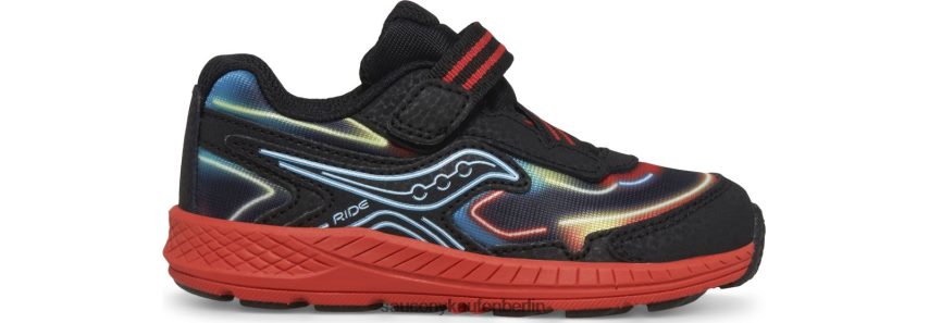 Saucony Fahrt 10 jr. Sneaker Kinder neon/schwarz/rot P4B2Z0984