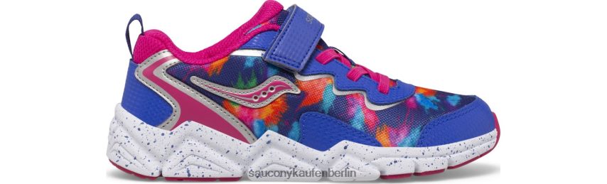 Saucony Flash 3.0 A/C-Sneaker Kinder Blau Rosa P4B2Z0978