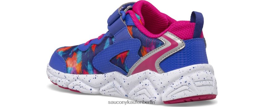 Saucony Flash 3.0 A/C-Sneaker Kinder Blau Rosa P4B2Z0978