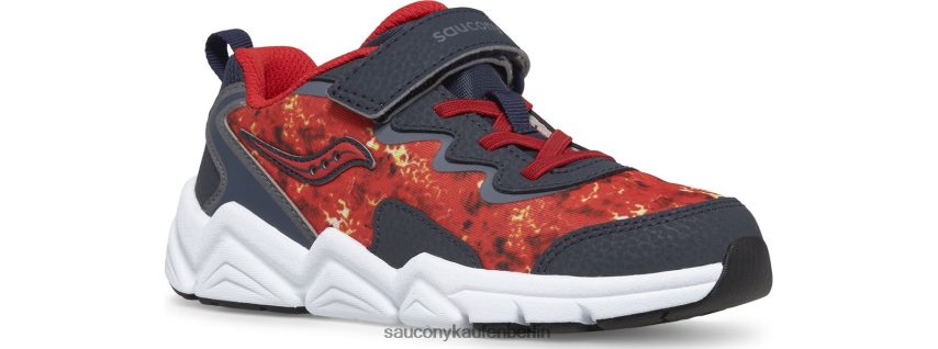 Saucony Flash 3.0 A/C-Sneaker Kinder Marine/Lava P4B2Z0980