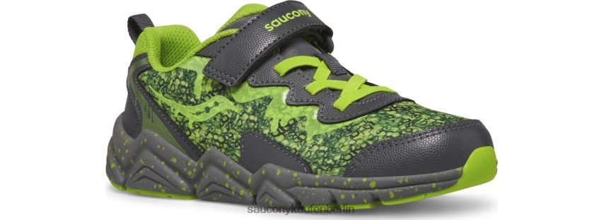 Saucony Flash 3.0 A/C-Sneaker Kinder grau/schleimig P4B2Z0979