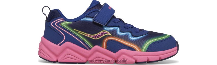 Saucony Flash 3.0 A/C-Sneaker Kinder neon/blau/pink P4B2Z0975