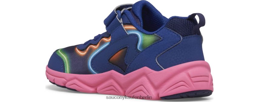 Saucony Flash 3.0 A/C-Sneaker Kinder neon/blau/pink P4B2Z0975