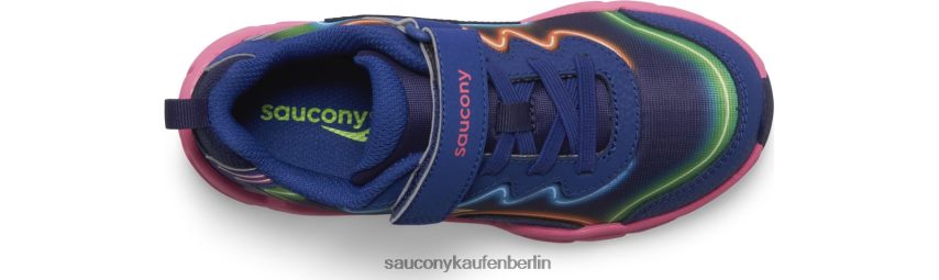 Saucony Flash 3.0 A/C-Sneaker Kinder neon/blau/pink P4B2Z0975