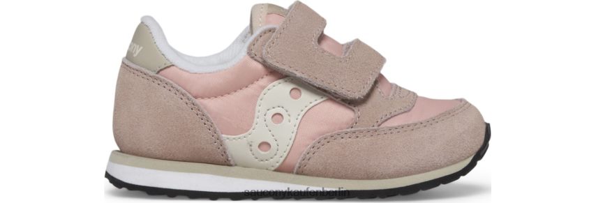 Saucony Jazz-Sneaker mit Klettverschluss Kinder grau/rouge/creme P4B2Z0950