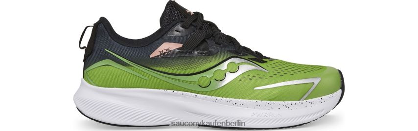 Saucony Ride 15 Sneaker Kinder Schwarz Grün P4B2Z01034