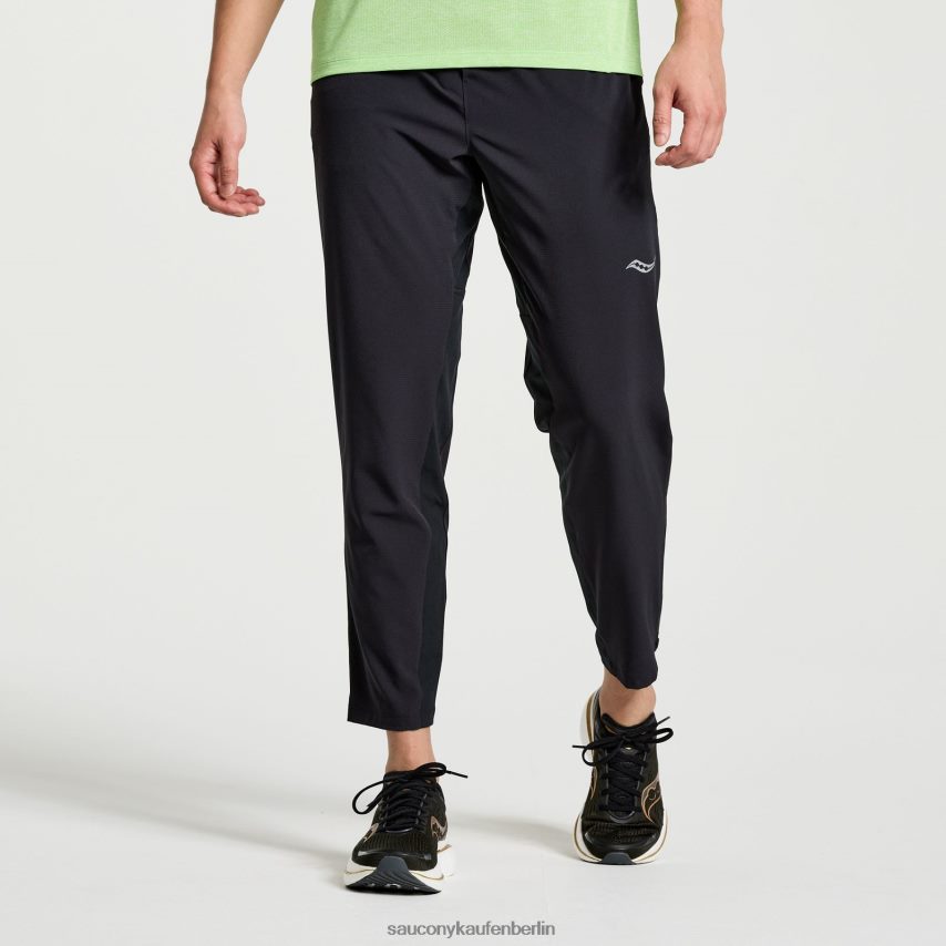 Saucony Boston gewebte Hose Männer Schwarz P4B2Z0414