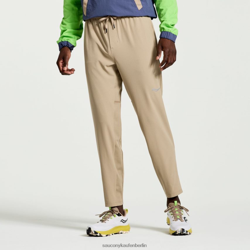 Saucony Boston gewebte Hose Männer Zinn P4B2Z0415