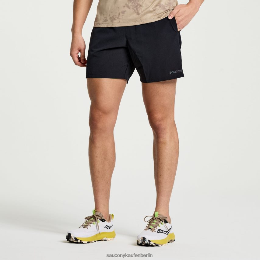 Saucony Explorer-Dienstprogramm 6 kurz Männer Schwarz P4B2Z0394