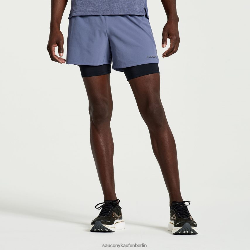 Saucony Outpace 4 2-in-1 Short Männer Horizont P4B2Z0391
