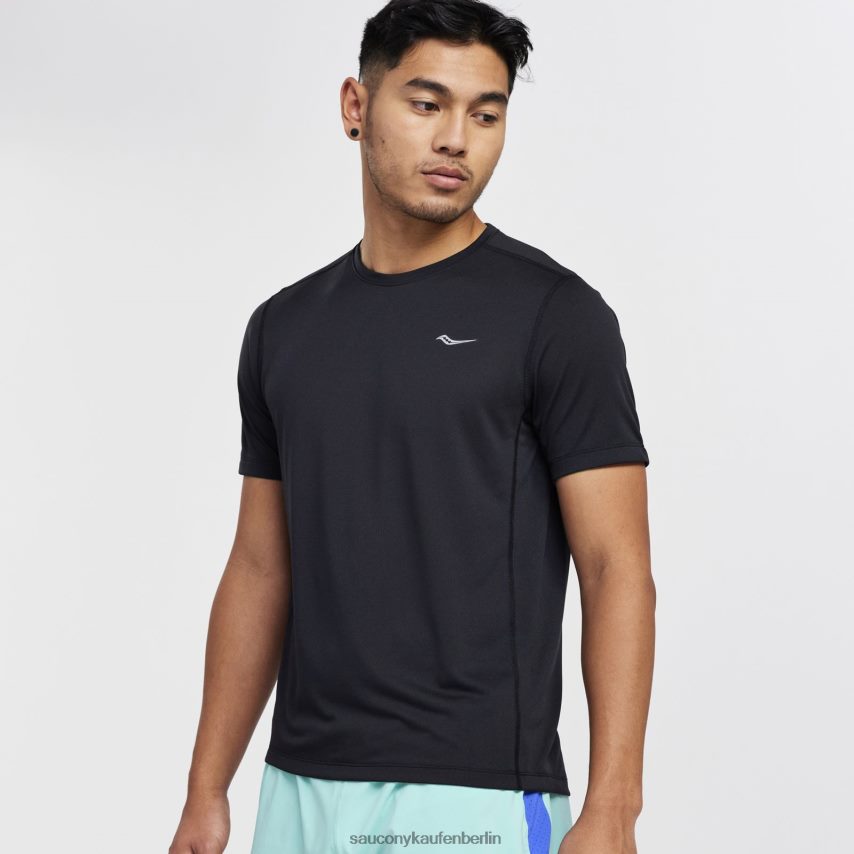 Saucony Stoppuhr Kurzarm Männer Schwarz P4B2Z0321