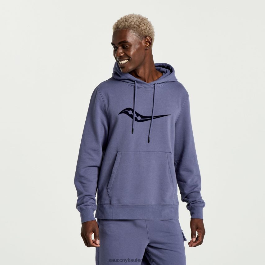 Saucony ausgeruhter Kapuzenpullover Männer Horizont-Heidekraut-Grafik P4B2Z0383