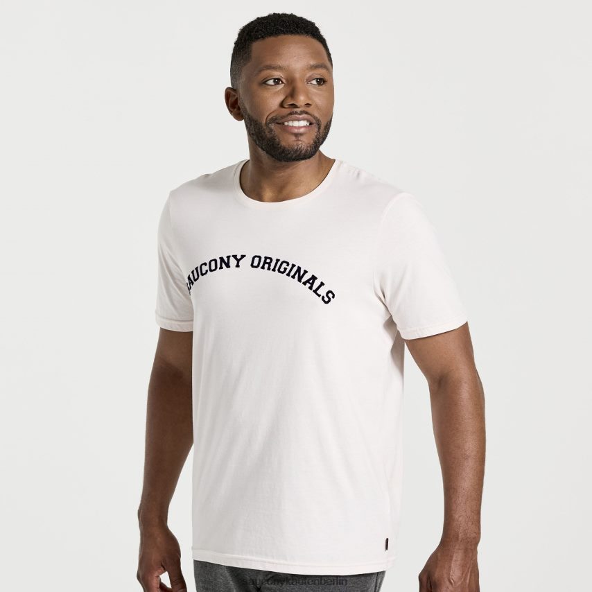 Saucony ausgeruhtes T-Shirt Männer Sand P4B2Z0358