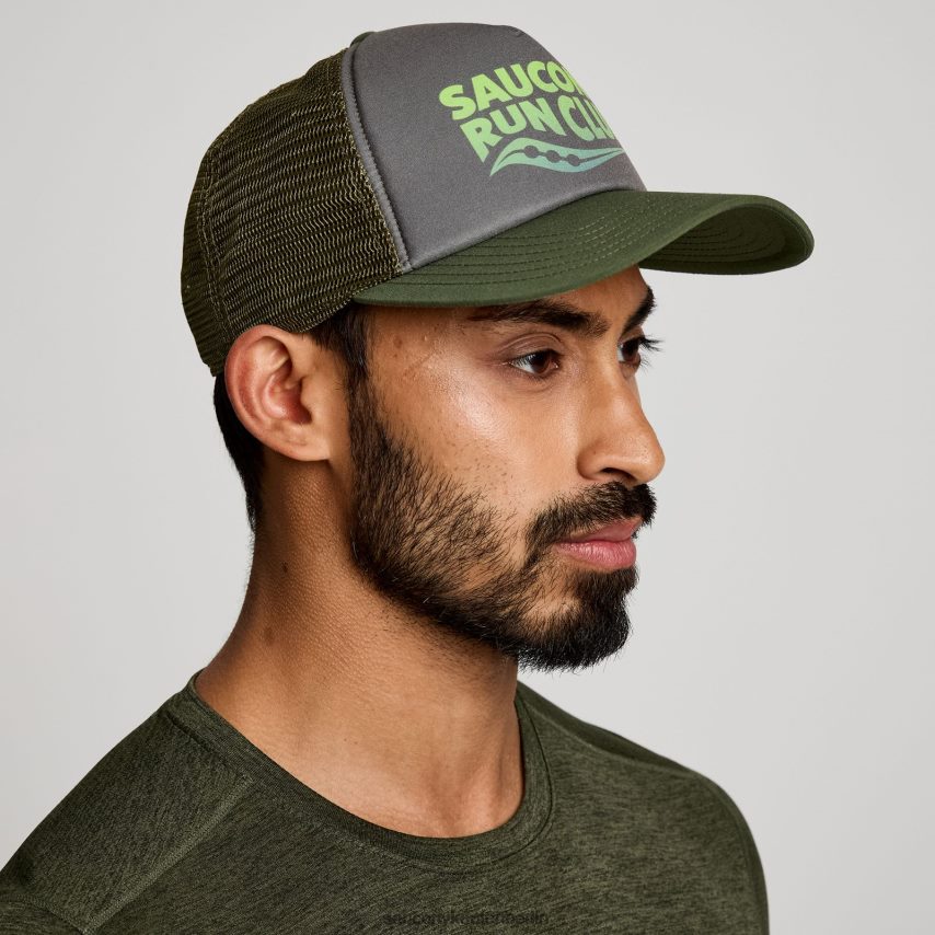 Saucony Foamie Trucker-Mütze Männer Kletternde Efeu-Grafik P4B2Z0469