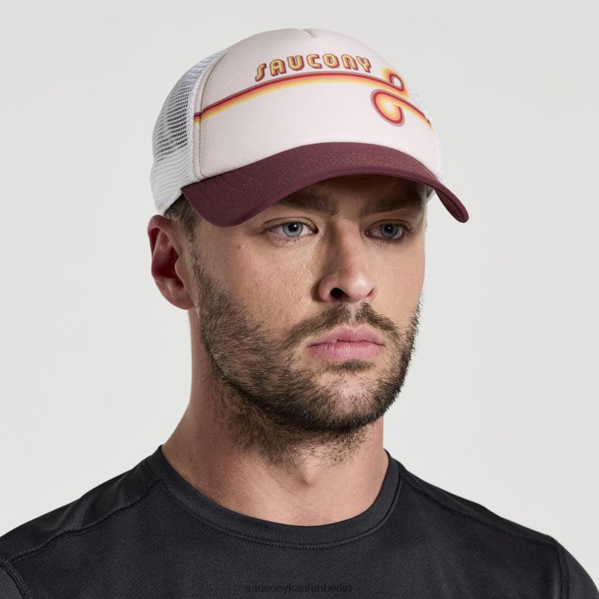 Saucony Foamie Trucker-Mütze Männer Steingrafik P4B2Z0471
