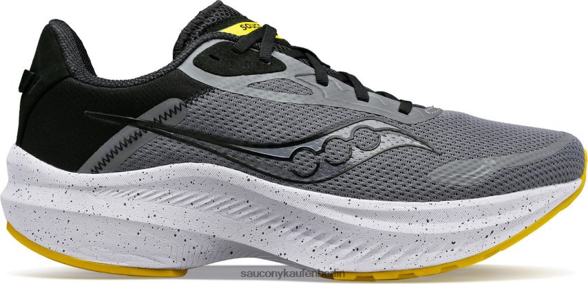 Saucony Axon 3 Männer Kies/Schwefel P4B2Z070
