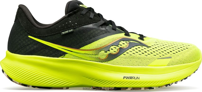 Saucony Fahrt 16 Männer zitrone/schwarz P4B2Z04