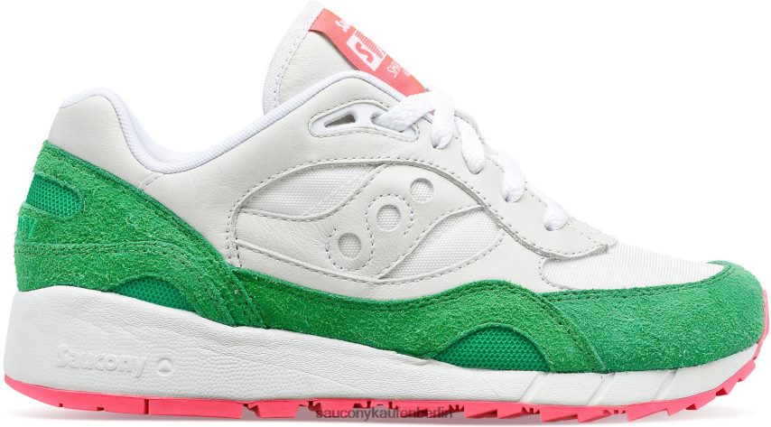 Saucony Schatten 6000 geteilt Männer Grün Weiß P4B2Z0178