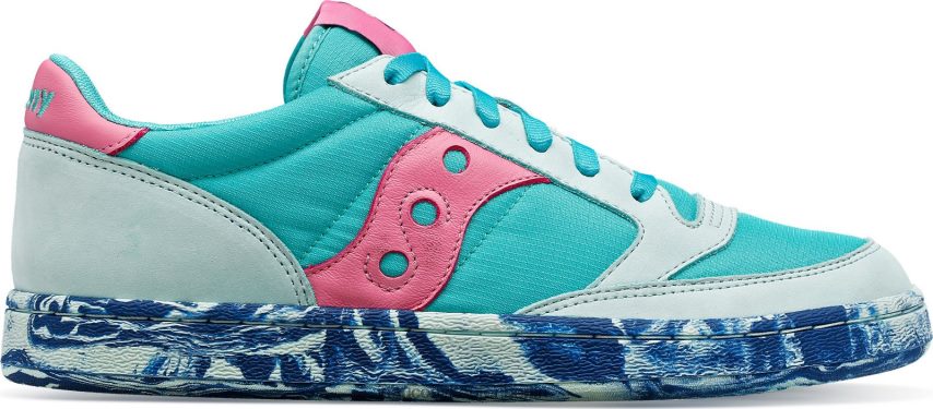 Saucony an-nour Jazz Court Männer Aqua/Rosa P4B2Z0234